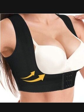 Shapewear Bralette Black Front-Closure